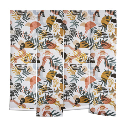 Marta Barragan Camarasa Shapes modern tropical S Wall Mural