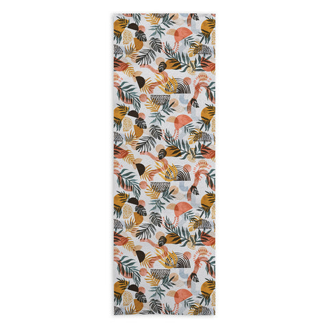 Marta Barragan Camarasa Shapes modern tropical S Yoga Towel