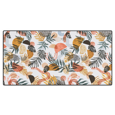 Marta Barragan Camarasa Shapes modern tropical S Desk Mat
