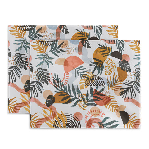 Marta Barragan Camarasa Shapes modern tropical S Placemat