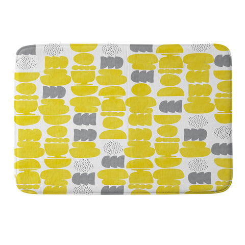 Marta Barragan Camarasa Shapes mosaic modern 50 Memory Foam Bath Mat