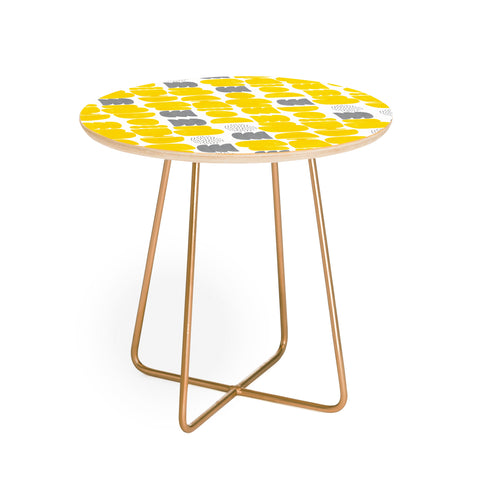 Marta Barragan Camarasa Shapes mosaic modern 50 Round Side Table
