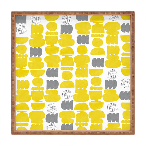 Marta Barragan Camarasa Shapes mosaic modern 50 Square Tray