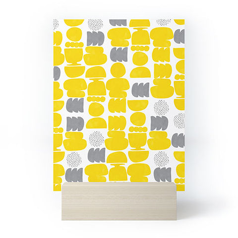 Marta Barragan Camarasa Shapes mosaic modern 50 Mini Art Print