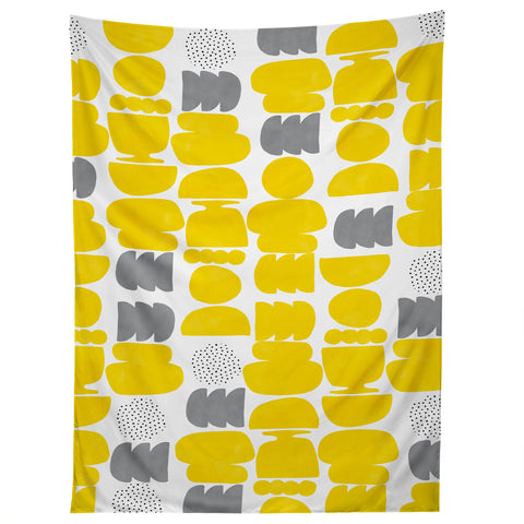 Marta Barragan Camarasa Shapes mosaic modern 50 Tapestry
