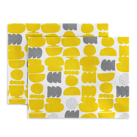 Marta Barragan Camarasa Shapes mosaic modern 50 Placemat