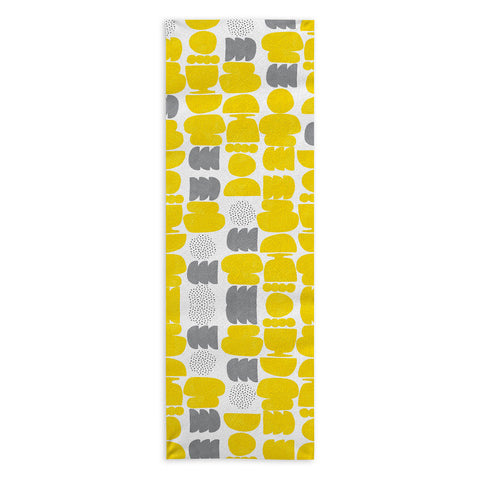 Marta Barragan Camarasa Shapes mosaic modern 50 Yoga Towel