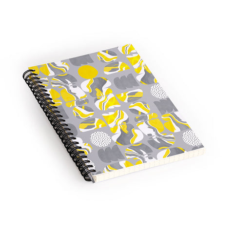 Marta Barragan Camarasa Shapes mosaic modern 51 Spiral Notebook