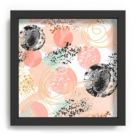 Marta Barragan Camarasa Shapes pastel and textures Recessed Framing Square