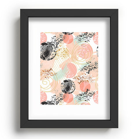 Marta Barragan Camarasa Shapes pastel and textures Recessed Framing Rectangle