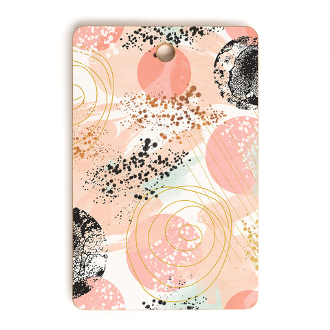 Marta Barragan Camarasa Shapes pastel and textures Cutting Board Rectangle