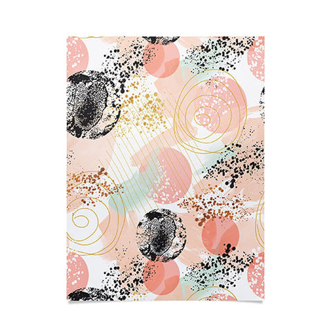 Marta Barragan Camarasa Shapes pastel and textures Poster