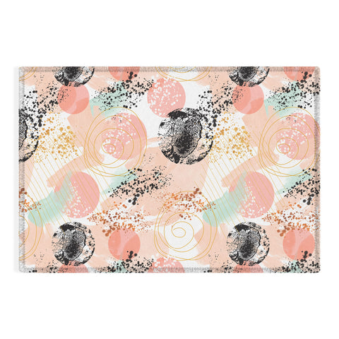 Marta Barragan Camarasa Shapes pastel and textures Outdoor Rug