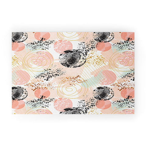 Marta Barragan Camarasa Shapes pastel and textures Welcome Mat