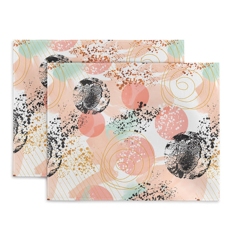 Marta Barragan Camarasa Shapes pastel and textures Placemat