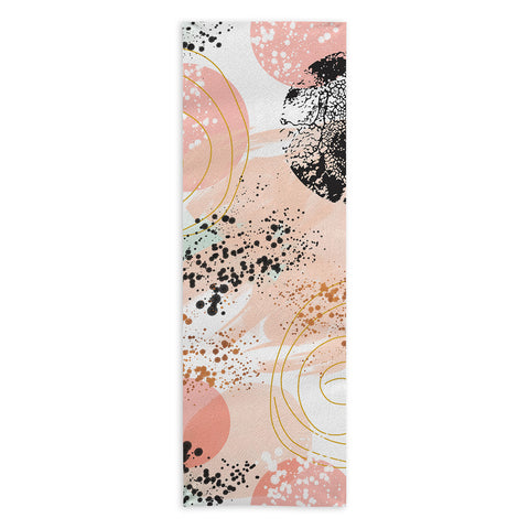 Marta Barragan Camarasa Shapes pastel and textures Yoga Towel