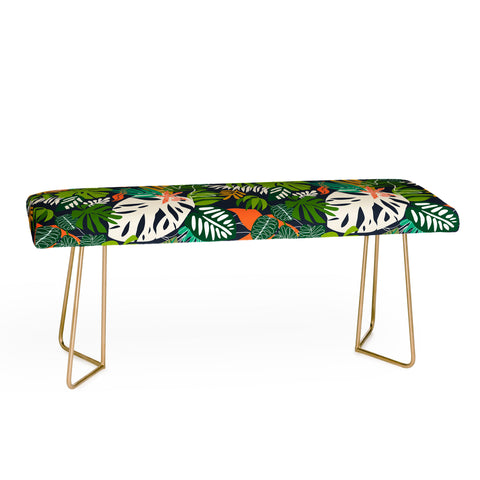 Marta Barragan Camarasa Simple dark jungle drawing Bench