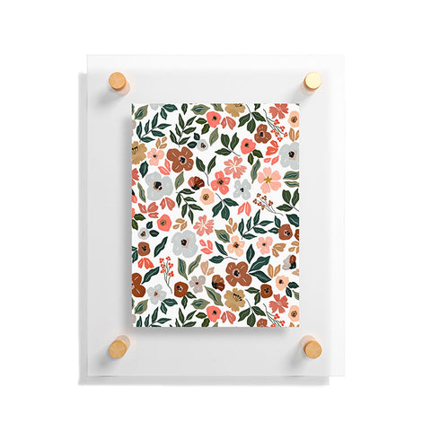 Marta Barragan Camarasa Simple flowery garden 0I Floating Acrylic Print