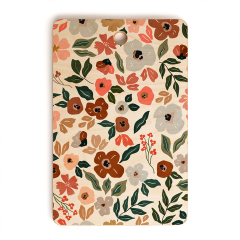 Marta Barragan Camarasa Simple flowery garden 0I Cutting Board Rectangle