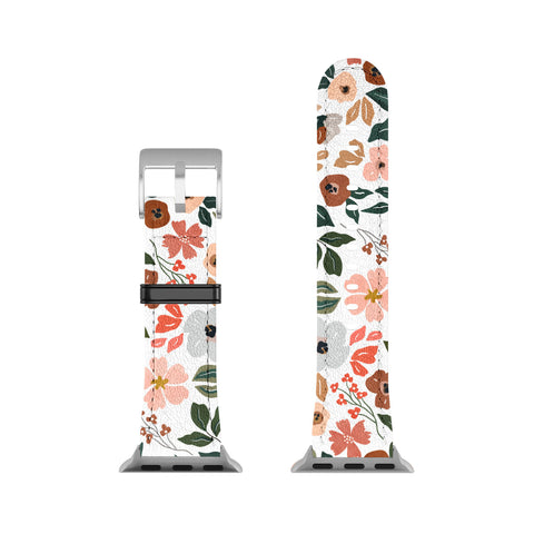 Marta Barragan Camarasa Simple flowery garden 0I Apple Watch Band