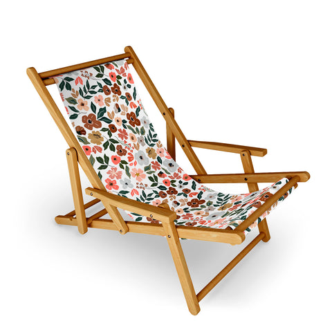 Marta Barragan Camarasa Simple flowery garden 0I Sling Chair