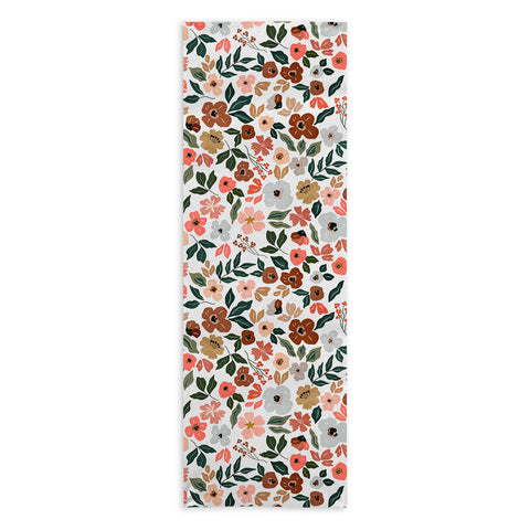 Marta Barragan Camarasa Simple flowery garden 0I Yoga Towel