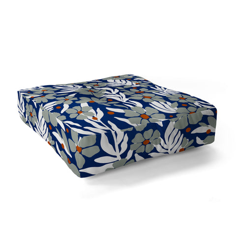 Marta Barragan Camarasa Simple garden blooms 23 Floor Pillow Square