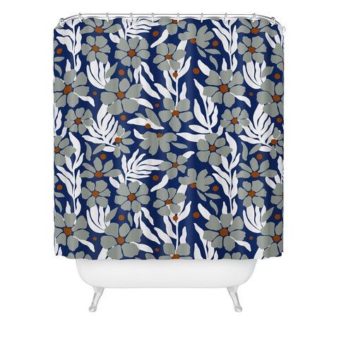 Marta Barragan Camarasa Simple garden blooms 23 Shower Curtain