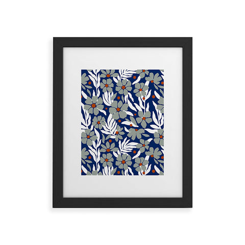 Marta Barragan Camarasa Simple garden blooms 23 Framed Art Print