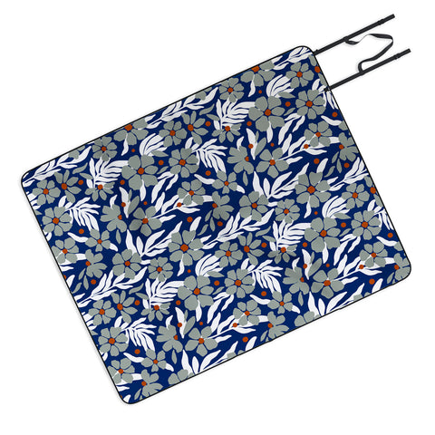 Marta Barragan Camarasa Simple garden blooms 23 Picnic Blanket