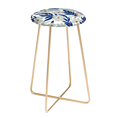 Marta Barragan Camarasa Simple garden blooms 23B Counter Stool