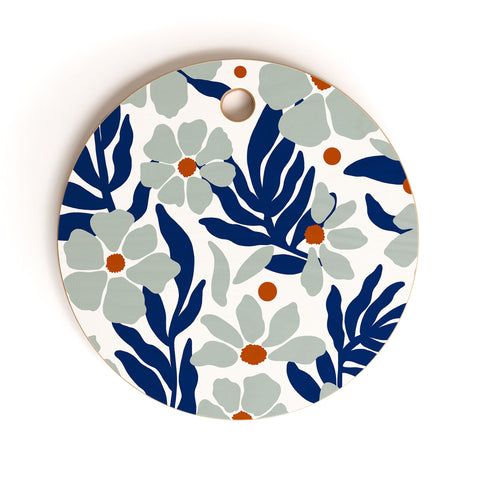 Marta Barragan Camarasa Simple garden blooms 23B Cutting Board Round