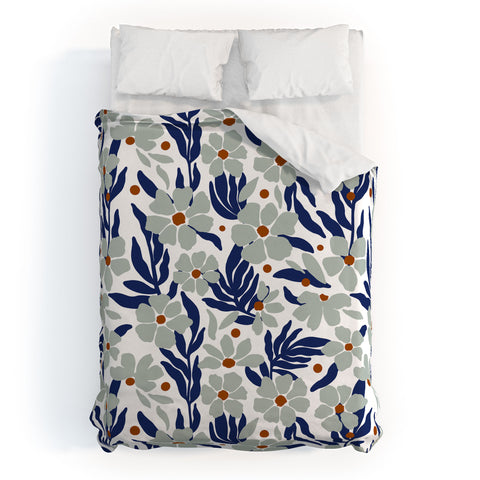 Marta Barragan Camarasa Simple garden blooms 23B Duvet Cover