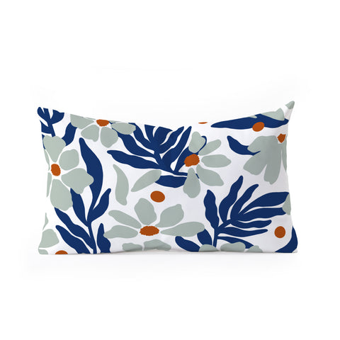 Marta Barragan Camarasa Simple garden blooms 23B Oblong Throw Pillow