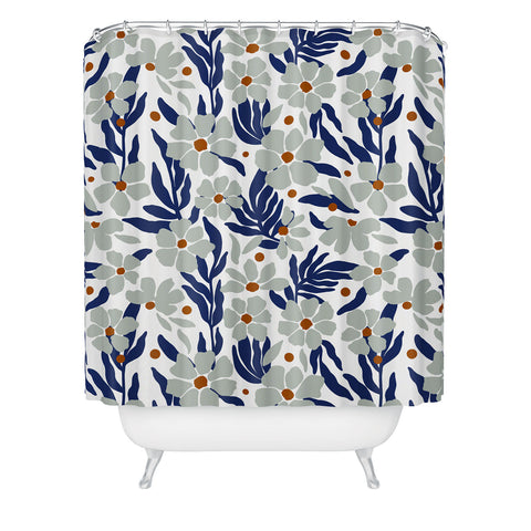 Marta Barragan Camarasa Simple garden blooms 23B Shower Curtain