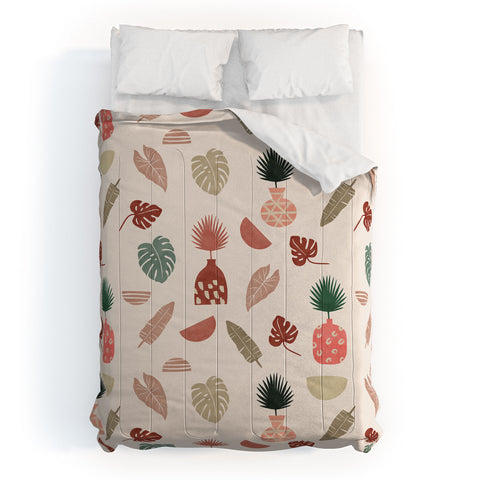 Marta Barragan Camarasa Simple nature in vases Comforter