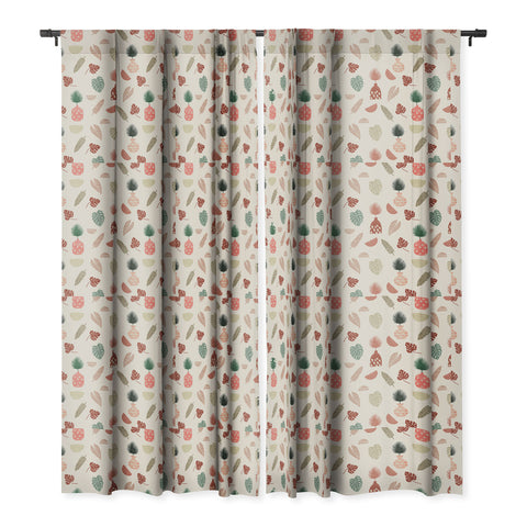 Marta Barragan Camarasa Simple nature in vases Blackout Window Curtain