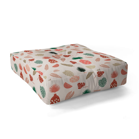 Marta Barragan Camarasa Simple nature in vases Floor Pillow Square