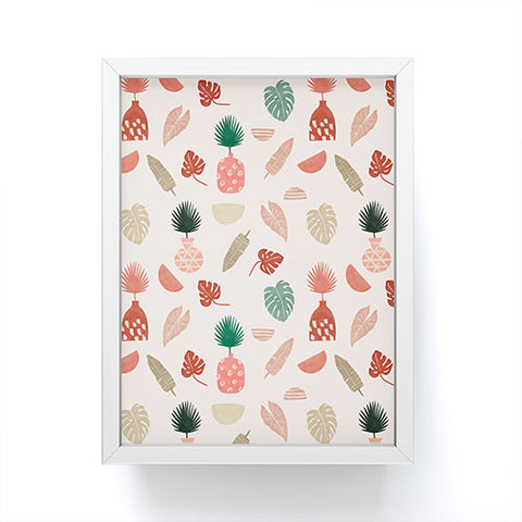 Marta Barragan Camarasa Simple nature in vases Framed Mini Art Print