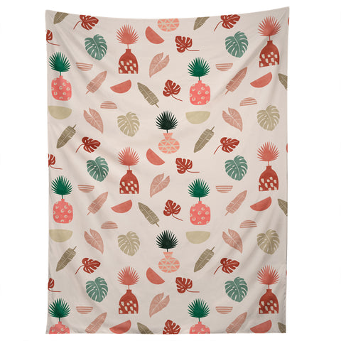 Marta Barragan Camarasa Simple nature in vases Tapestry