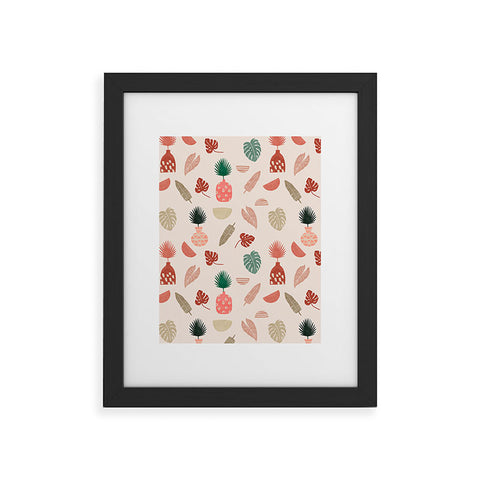 Marta Barragan Camarasa Simple nature in vases Framed Art Print