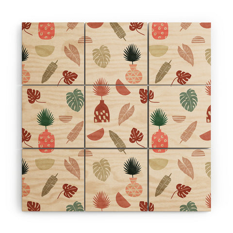 Marta Barragan Camarasa Simple nature in vases Wood Wall Mural