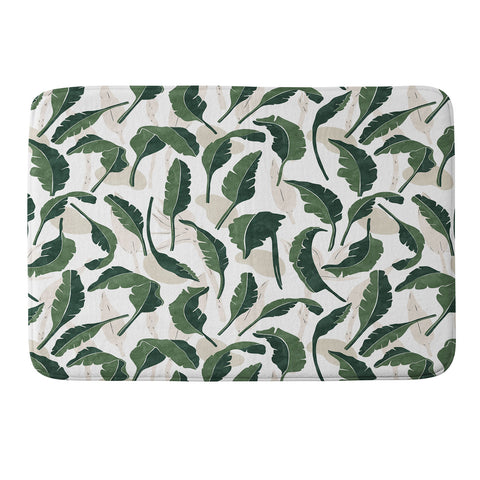Marta Barragan Camarasa Simple tropical nature G Memory Foam Bath Mat