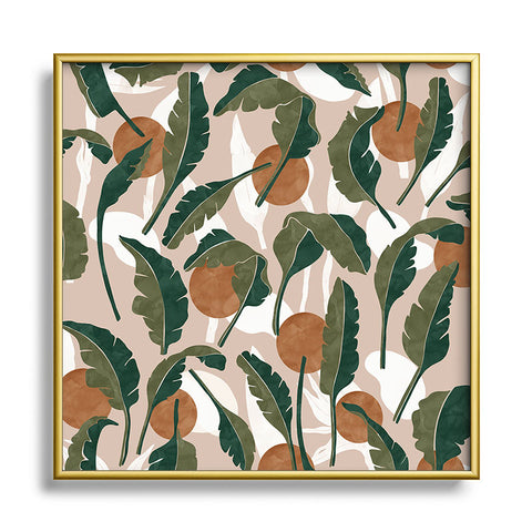 Marta Barragan Camarasa Simple tropical nature T Square Metal Framed Art Print