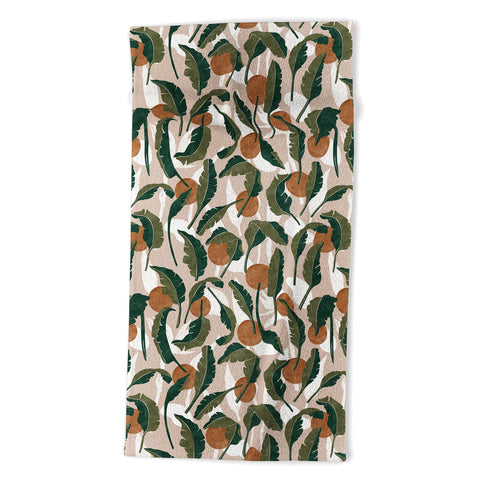 Marta Barragan Camarasa Simple tropical nature T Beach Towel
