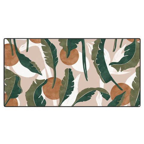 Marta Barragan Camarasa Simple tropical nature T Desk Mat