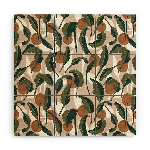 Marta Barragan Camarasa Simple tropical nature T Wood Wall Mural