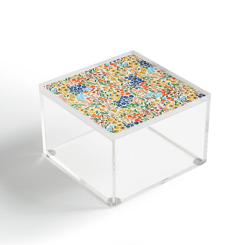 Marta Barragan Camarasa Spring flowery meadow Acrylic Box