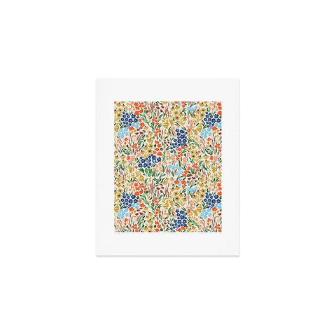 Marta Barragan Camarasa Spring flowery meadow Art Print