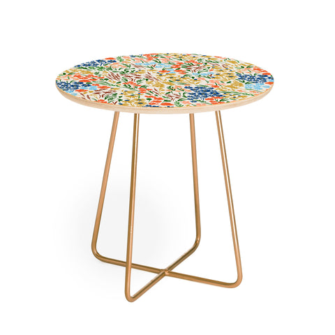 Marta Barragan Camarasa Spring flowery meadow Round Side Table